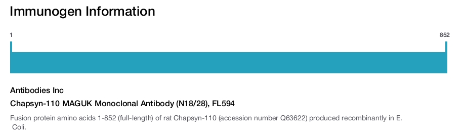 Chapsyn-110 MAGUK Monoclonal Antibody (N18/28), FL594
