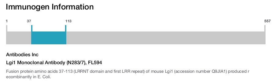 Lgi1 Monoclonal Antibody (N283/7), FL594