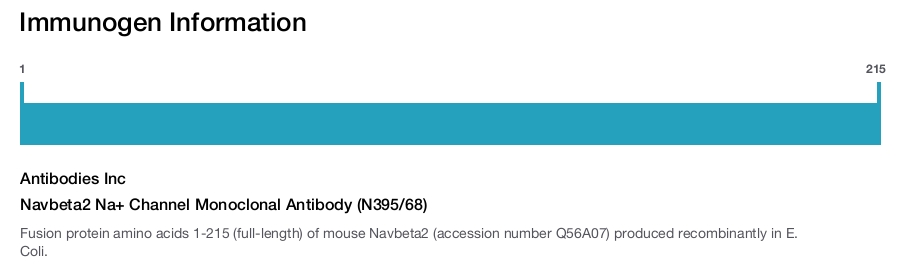Navbeta2 Na+ Channel Monoclonal Antibody (N395/68)