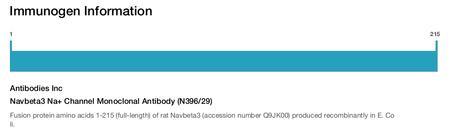 Navbeta3 Na+ Channel Monoclonal Antibody (N396/29)