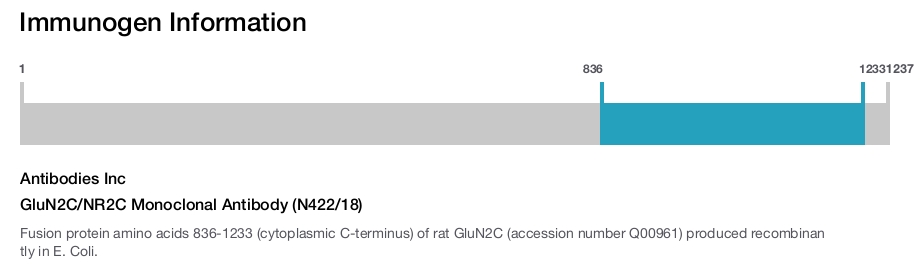 GluN2C/NR2C Monoclonal Antibody (N422/18)