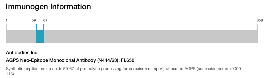 AGPS Neo-Epitope Monoclonal Antibody (N444/63), FL650