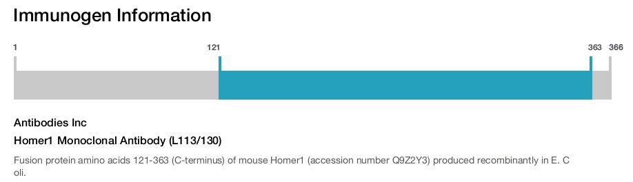 Homer1 Monoclonal Antibody (L113/130)