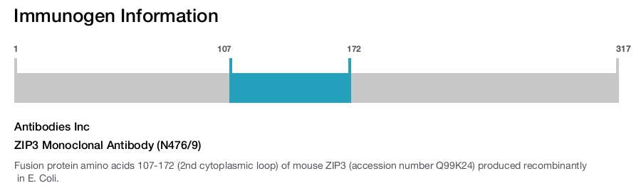 ZIP3 Monoclonal Antibody (N476/9)