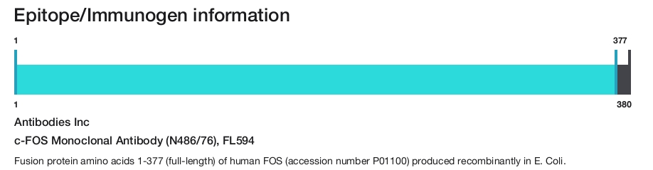 c-FOS Monoclonal Antibody (N486/76), FL594