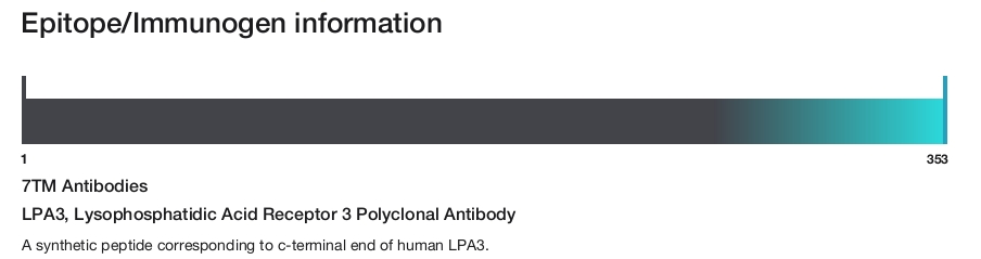 LPA3, Lysophosphatidic Acid Receptor 3 Polyclonal Antibody