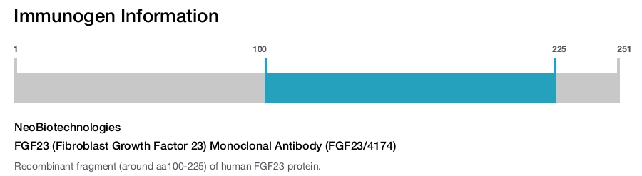 FGF23 (Fibroblast Growth Factor 23) Monoclonal Antibody (FGF23/4174)