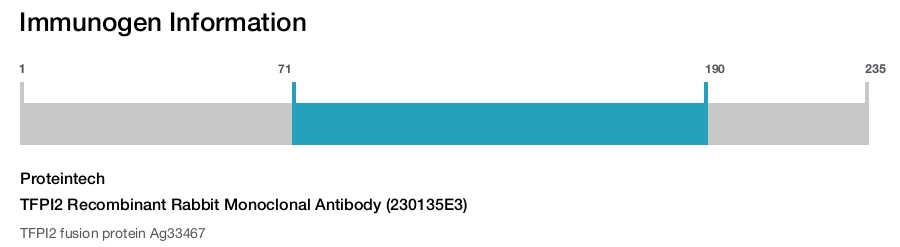 TFPI2 Recombinant Rabbit Monoclonal Antibody (230135E3)