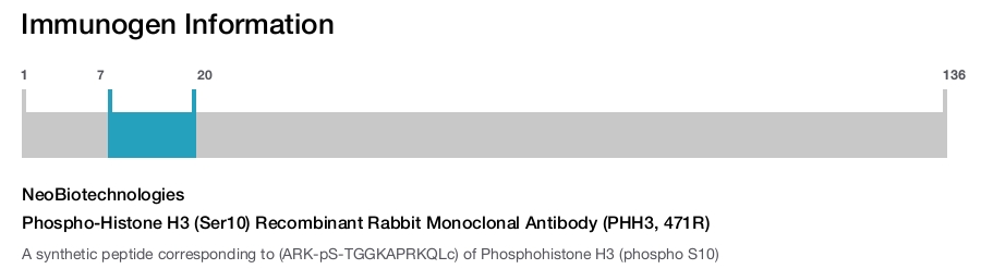 Phospho-Histone H3 (Ser10) Recombinant Rabbit Monoclonal Antibody (PHH3, 471R)