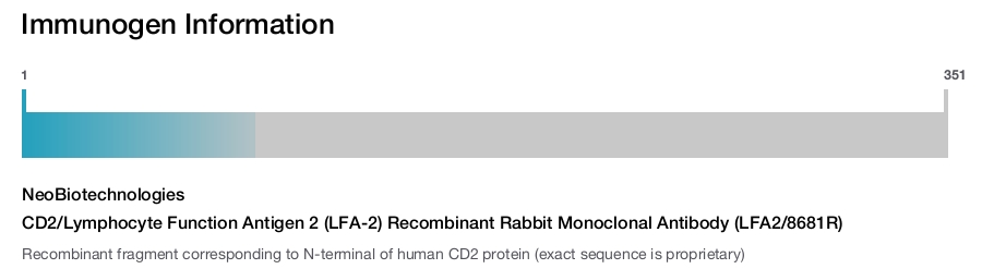 CD2/Lymphocyte Function Antigen 2 (LFA-2) Recombinant Rabbit Monoclonal Antibody (LFA2/8681R)