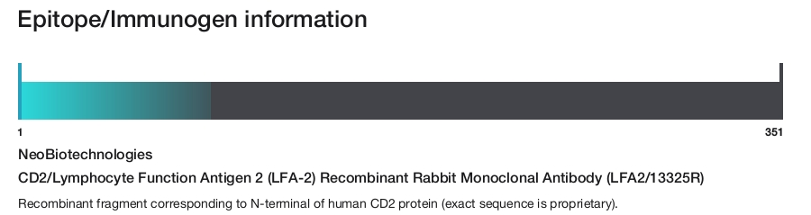 CD2/Lymphocyte Function Antigen 2 (LFA-2) Recombinant Rabbit Monoclonal Antibody (LFA2/13325R)