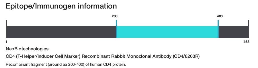 CD4 (T-Helper/Inducer Cell Marker) Recombinant Rabbit Monoclonal Antibody (CD4/8203R)