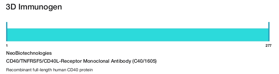 CD40/TNFRSF5/CD40L-Receptor Monoclonal Antibody (C40/1605)