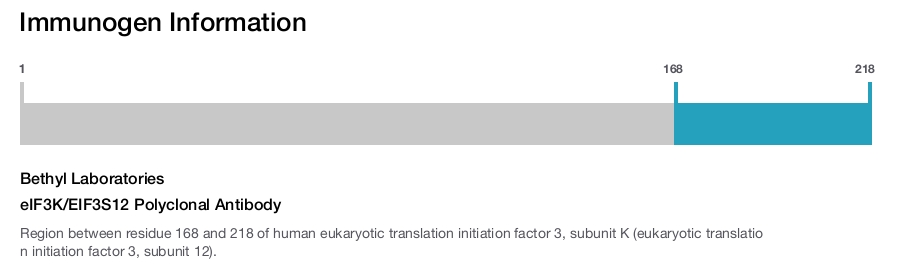 eIF3K/EIF3S12 Polyclonal Antibody
