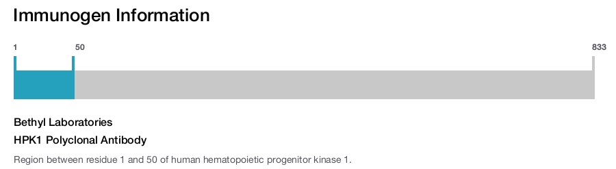 HPK1 Polyclonal Antibody