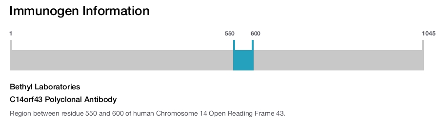 C14orf43 Polyclonal Antibody
