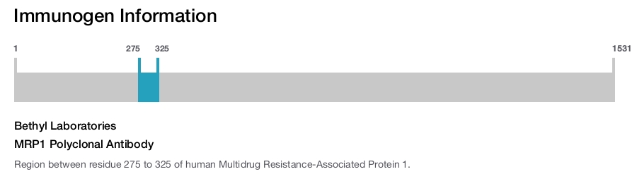 MRP1 Polyclonal Antibody