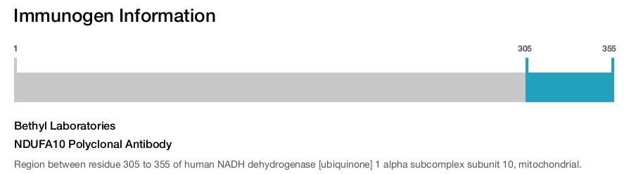 NDUFA10 Polyclonal Antibody