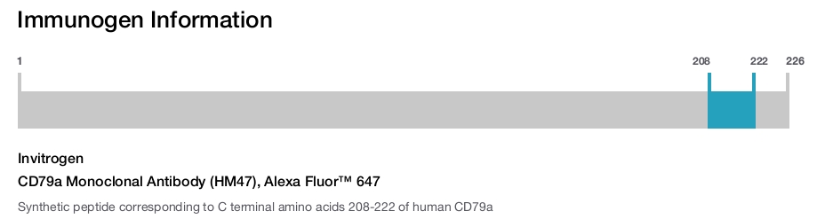 CD79a Monoclonal Antibody (HM47), Alexa Fluor™ 647