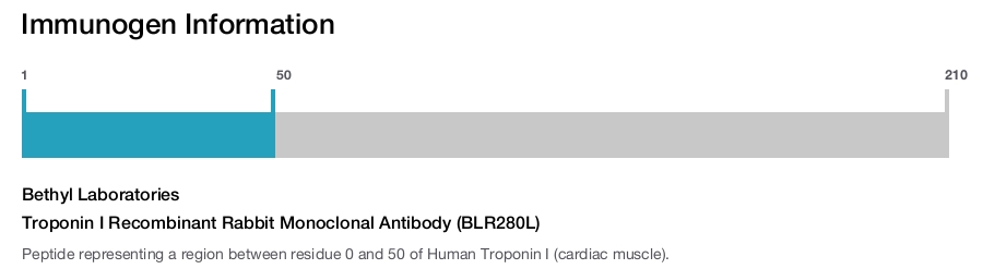Troponin I Recombinant Rabbit Monoclonal Antibody (BLR280L)