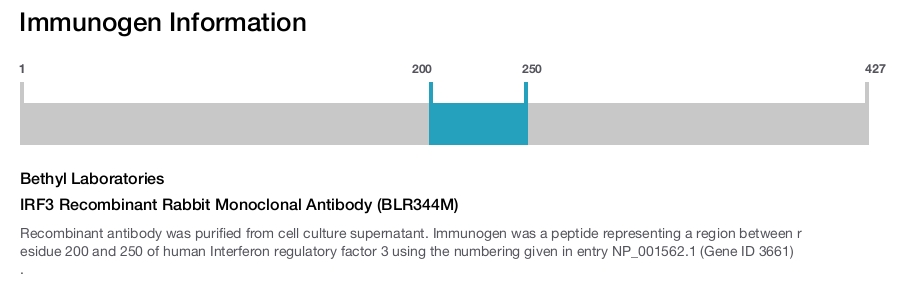 IRF3 Recombinant Rabbit Monoclonal Antibody (BLR344M)