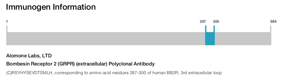 Bombesin Receptor 2 (GRPR) (extracellular) Polyclonal Antibody