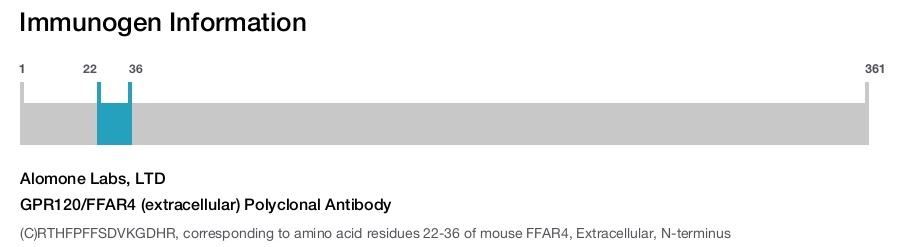 GPR120/FFAR4 (extracellular) Polyclonal Antibody