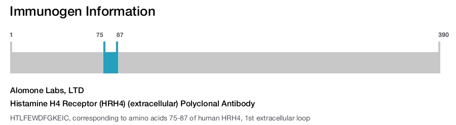 Histamine H4 Receptor (HRH4) (extracellular) Polyclonal Antibody