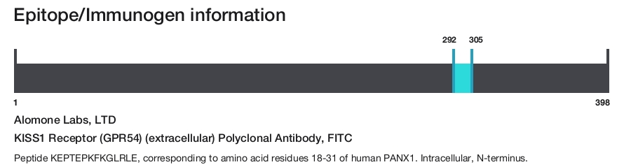 KISS1 Receptor (GPR54) (extracellular) Polyclonal Antibody, FITC