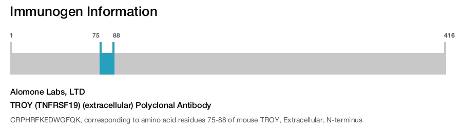 TROY (TNFRSF19) (extracellular) Polyclonal Antibody