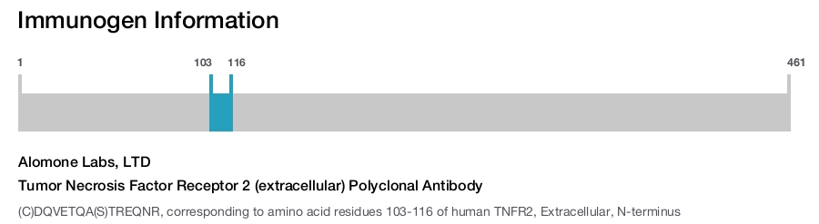 Tumor Necrosis Factor Receptor 2 (extracellular) Polyclonal Antibody