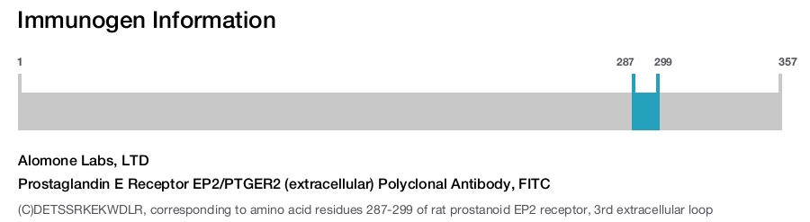 Prostaglandin E Receptor EP2/PTGER2 (extracellular) Polyclonal Antibody, FITC
