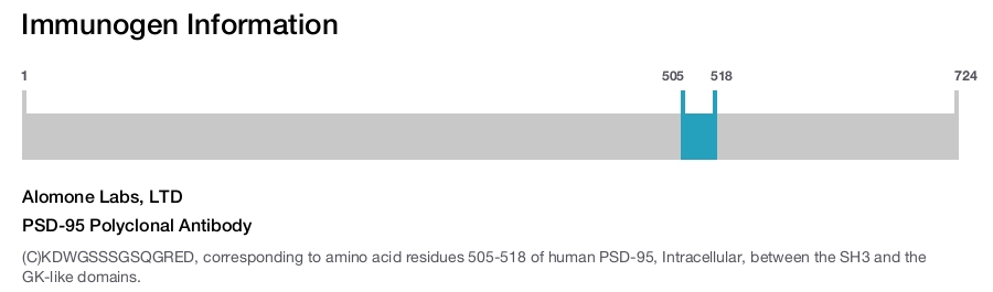 PSD-95 Polyclonal Antibody
