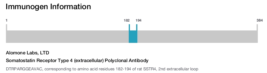 Somatostatin Receptor Type 4 (extracellular) Polyclonal Antibody