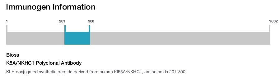 K5A/NKHC1 Polyclonal Antibody