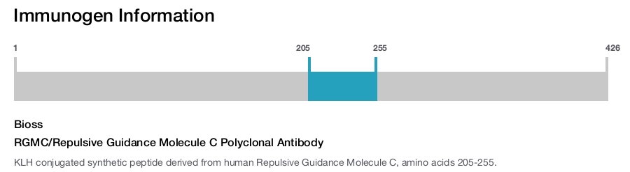 RGMC/Repulsive Guidance Molecule C Polyclonal Antibody