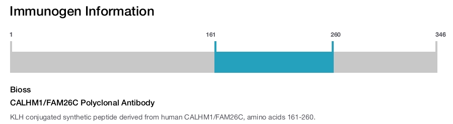CALHM1/FAM26C Polyclonal Antibody