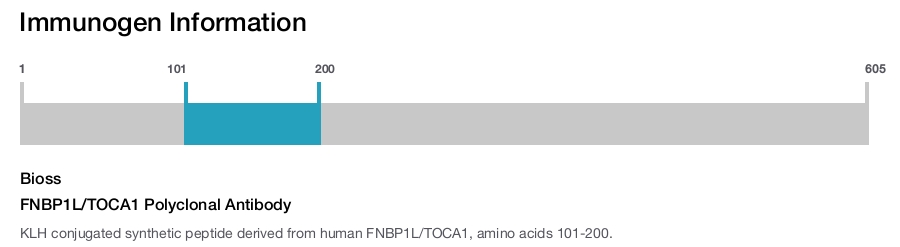 FNBP1L/TOCA1 Polyclonal Antibody