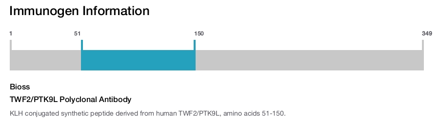TWF2/PTK9L Polyclonal Antibody
