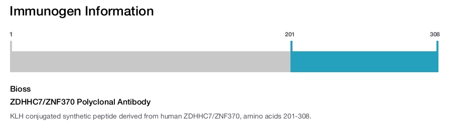 ZDHHC7/ZNF370 Polyclonal Antibody