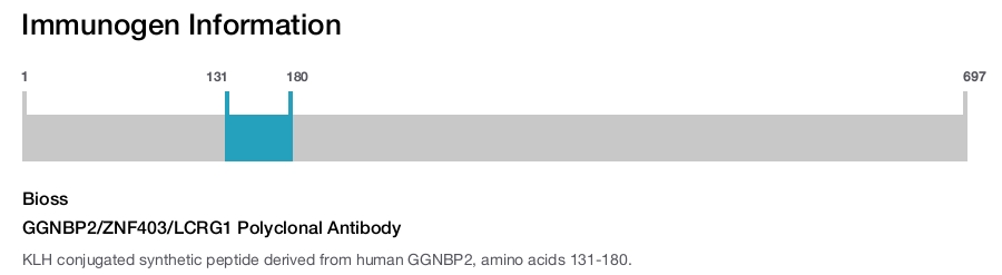 GGNBP2/ZNF403/LCRG1 Polyclonal Antibody