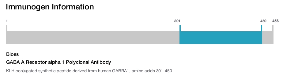 GABA A Receptor alpha 1 Polyclonal Antibody