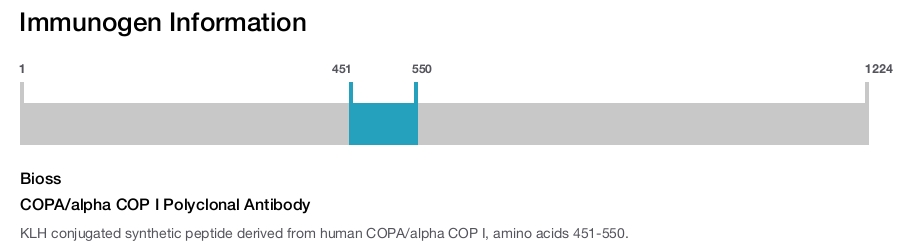 COPA/alpha COP I Polyclonal Antibody