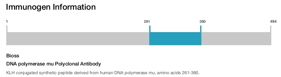 DNA polymerase mu Polyclonal Antibody