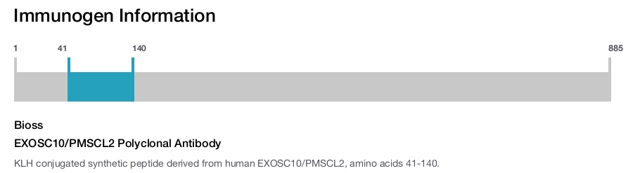 EXOSC10/PMSCL2 Polyclonal Antibody