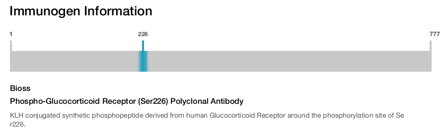 Phospho-Glucocorticoid Receptor (Ser226) Polyclonal Antibody