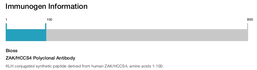ZAK/HCCS4 Polyclonal Antibody