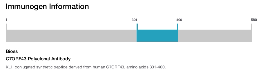 C7ORF43 Polyclonal Antibody