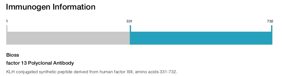 factor 13 Polyclonal Antibody