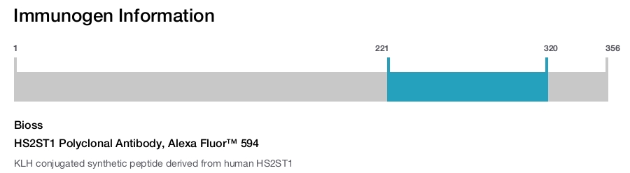 HS2ST1 Polyclonal Antibody, Alexa Fluor&trade; 594